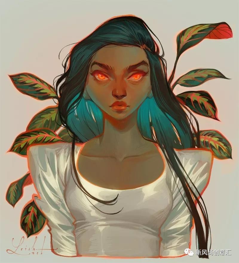 插画师 |荷兰插画师lois van baarle,喜欢欧美风的小伙伴们一定要手动