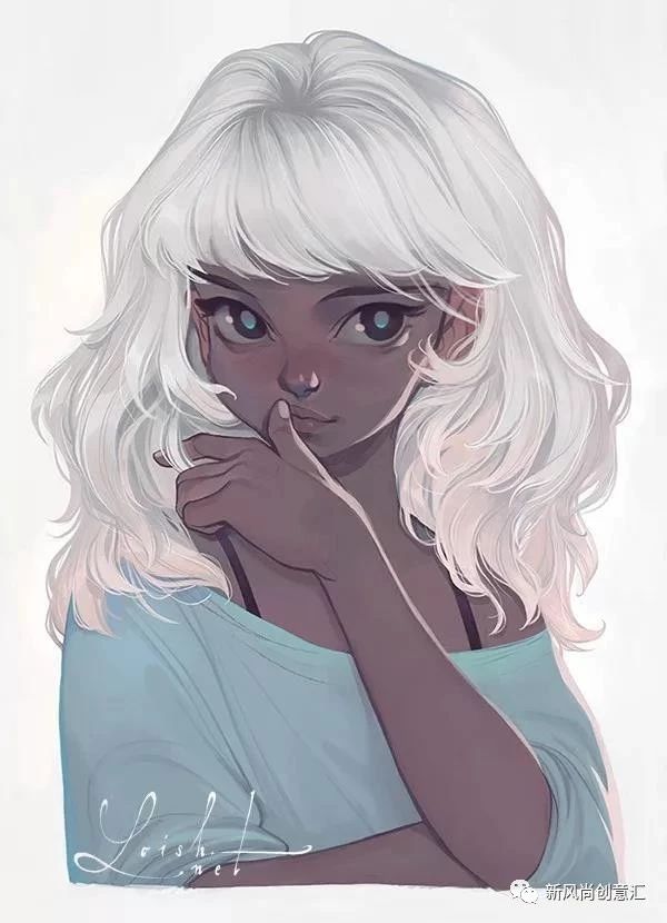 插画师 |荷兰插画师lois van baarle,喜欢欧美风的小伙伴们一定要手动