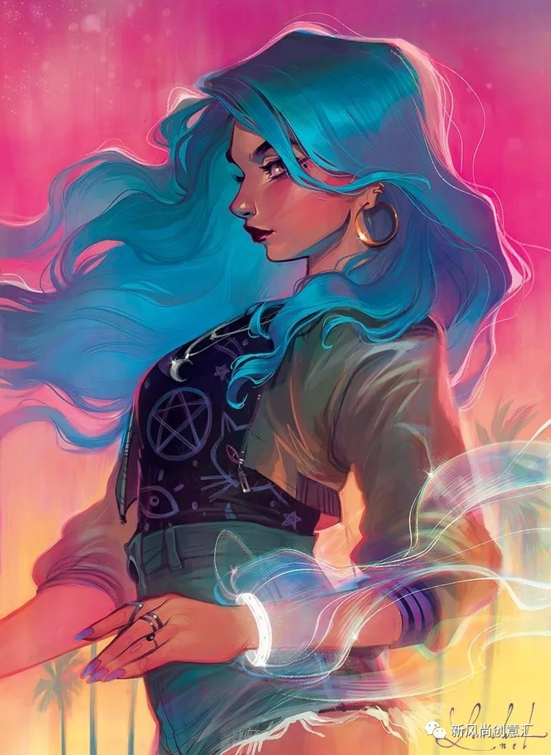 插画师|荷兰插画师lois van baarle,喜欢欧美风的小伙伴们一定要手动